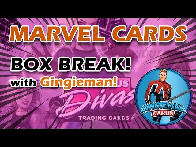 Box Break! Marvel Cards Dangerous Divas cohosted by Gingieman Cards!