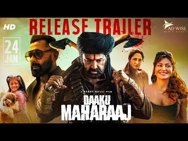 DAAKU MAHARAAJ (2025) Hindi Trailer | Nandamuri Balakrishna, Bobby Deol | Bobby K | 24 Jan In Cinema