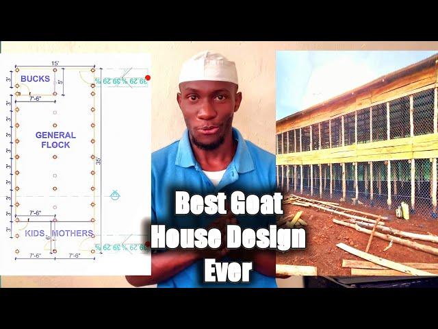 The Best Goat House Plan for 100 - 150goat | 2023