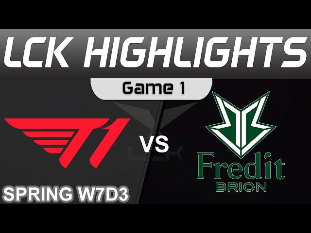 T1 vs BRO Highlights Game 1 LCK Spring Season 2023 W7D3 T1 vs BRION by Onivia