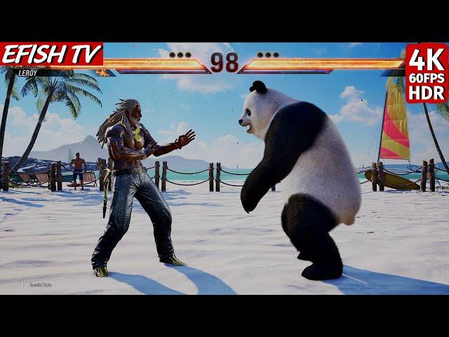 Leroy vs Panda (Hardest AI) - Tekken 8