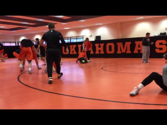 Oklahoma State Wrestling Practice 4