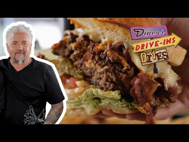 Guy Fieri Can't Stay Away from This "Trucker's Paradise"| Diners, Drive-Ins and Dives | Food Network