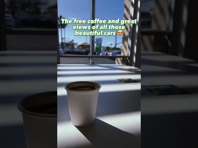 Coffee and cars, anyone? #EchoPark #Auto #Drive #HappyOwner #Cars #UsedCars #Coffee #Dealership