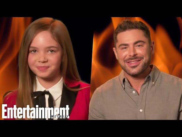 Zac Efron and Ryan Kiera Armstrong Talk Starring in 'Firestarter' Remake | Entertainment Weekly