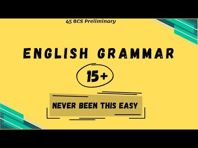 English Grammar for BCS Preliminary Preparation: Secrets to Score 12+