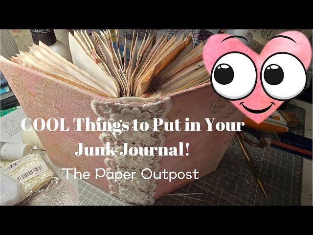 Loading The Pink Junk Journal With COOL Ephemera! Plus 2 Specials! The Paper Outpost