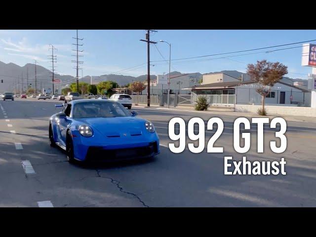 WORLD'S FIRST & LOUDEST 992 GT3 EXHAUST