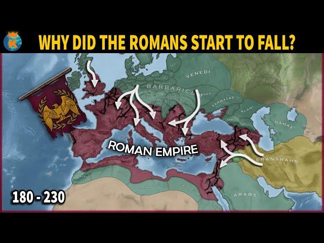 Why Rome's Golden Age Ended? - The Turmoil Between 180-235 AD