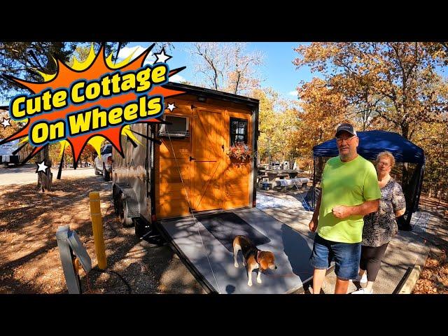 This Cargo Trailer Conversion Is Like A Cute Cottage On Wheels