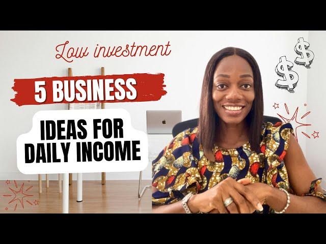 TOP 5 PROFITABLE BUSINESS IDEAS ₦100,000($100) OR LESS CAN START IN 2024 | BUSINESS IDEAS IN NIGERIA