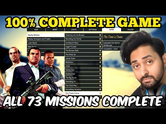 100% COMPLETE SAVE GAME IN GTA 5 | ALL MISSIONS COMPLETED | COMPLETE MAP | GTA 5 Mods 2023