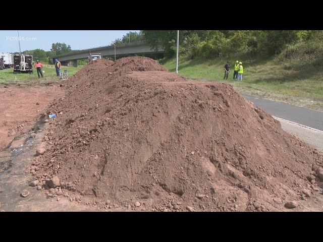 Gas tanker rollover continues to impact traffic on I-84 as environmental cleanup continues