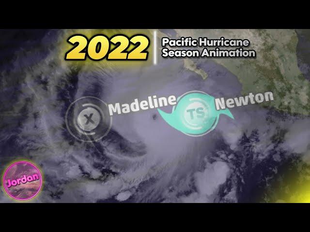 2022 Pacific Hurricane Season Animation