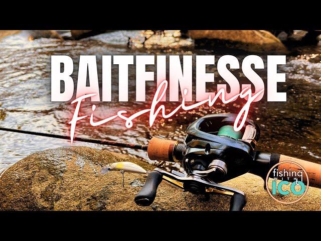 BAITFINESSE FISHING! I explore a STREAM in search of WILD BROWN TROUTS in a BREATHTAKING location.