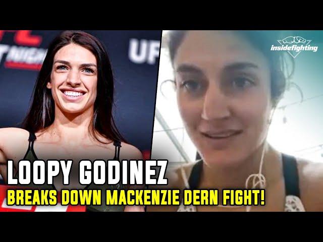 Loopy Godinez says Mackenzie Dern can't strike with her, "I'm not afraid of her ground game"