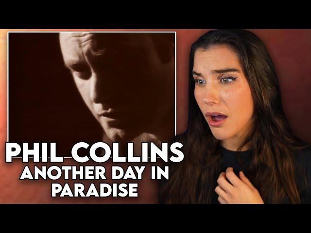 WE NEED MORE MUSIC LIKE THIS!!! First Time Reaction to Phil Collins - "Another Day In Paradise"