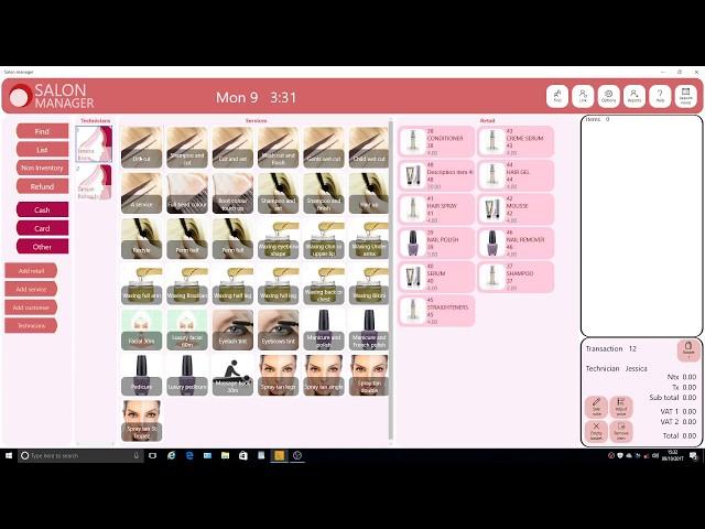 Salon Manager Microsoft Windows Srore app