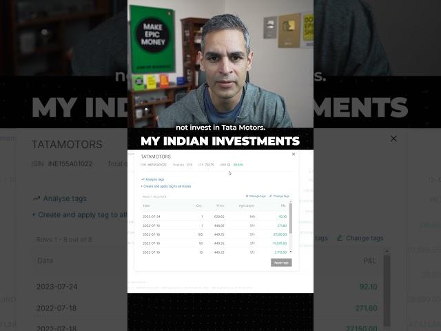 Revealing MY Indian INVESTMENTS! | Ankur Warikoo #shorts