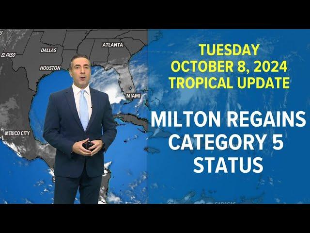 TROPICS UPDATE: Tracking Hurricane Milton's path toward Florida