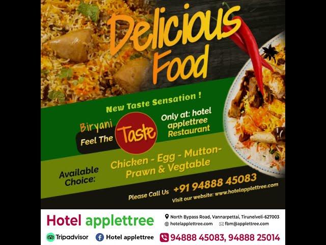 Hotel Applettree the Best Restaurant in Tirunelveli #tirunelveli #applettree #hotelapplettree