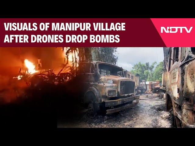 Manipur Violence Latest | Drone Bombs Escalate Conflict: Woman Killed, 10 Injured In Latest Violence