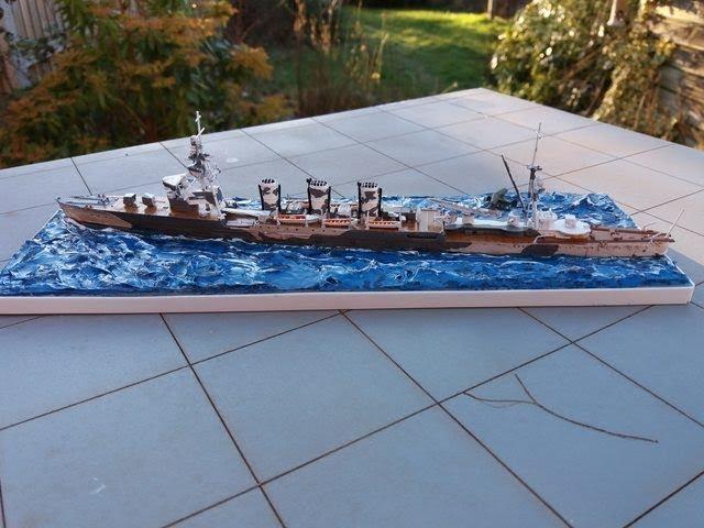 Tamiya 1/700 Waterline Series Kuma Build