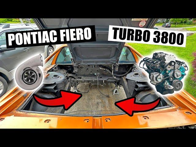 Cutting the Trunk out of my Fiero to Fit a 3800 Turbo Engine