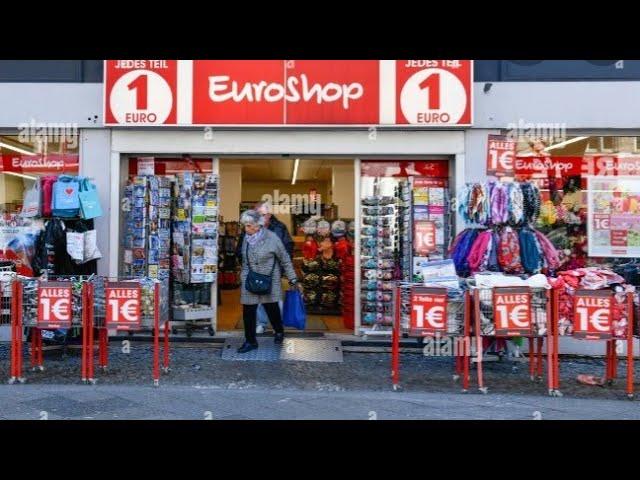 Euro shop in Germany/Everything in just 1 Euro..