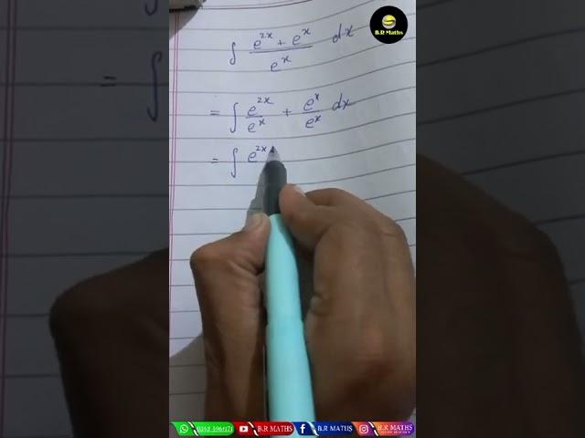 Basic Integration of Exponential function||