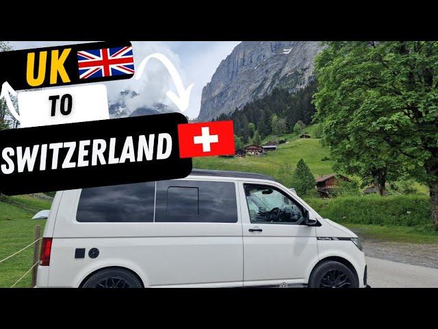 European trip UK to Switzerland: Van Life in Grindelwald Camping Gletscherdorf