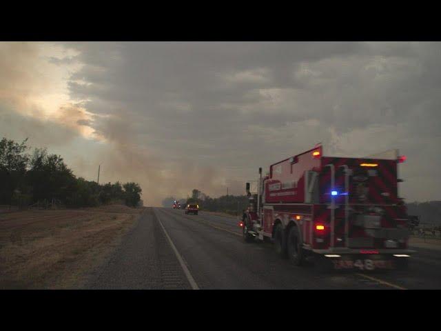 Large fire in Parker County contained but firefighters hope for some relief