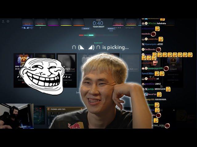 TORONTOTOKYO "I MISCLICKED WTF I didn't want you" when he 1st Picked Gorgc