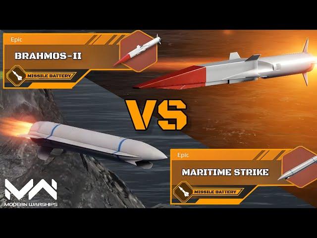 New Missile Maritime Strike Vs Brahmos-II | Epic Missile Comparison | Modern Warships