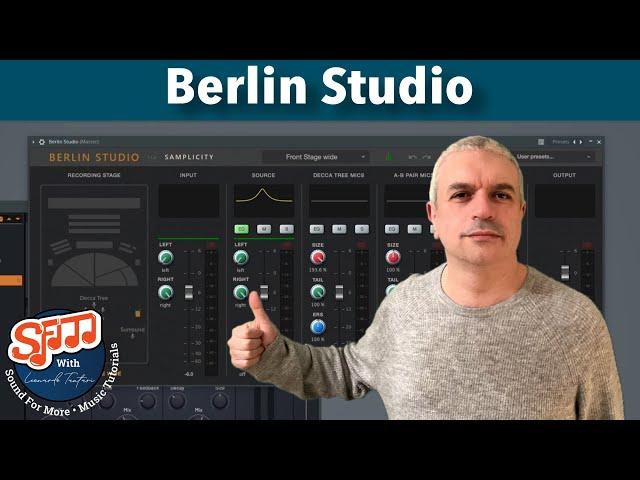 Samplicity Berlin Studio for Mac, PC VST3 - The Best Orchestral Reverb  - Tutorial / Demo