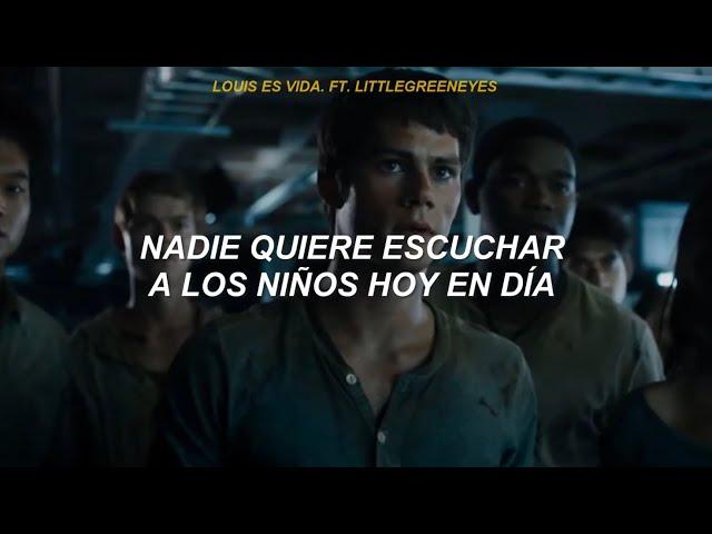 hayas o no escuchado esta canción necesitas ver lo bien que queda junto a maze runner