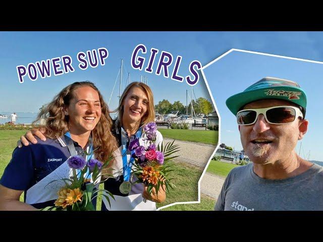 ICF  SUP Word Championships Interview Elena Prokhorova and Natalia Novitskaya