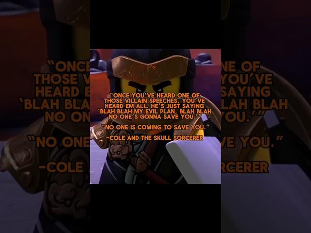 Requested Ninjago Quotes @Yellow_Ninja-YT #ninjago #cole #nocolexgeo