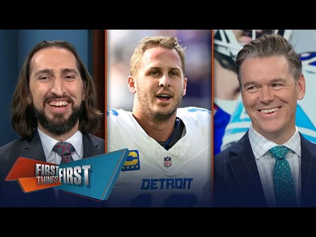 Can Goff surpass Allen for MVP, Week 15 upset alerts, & Nick’s Picks | NFL | FIRST THINGS FIRST