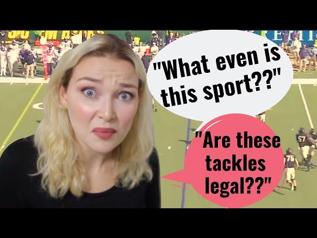 New Zealand Girl Reacting to College American Football Biggest Hits 2018-2019