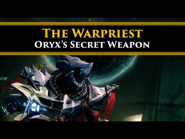 Destiny 2 Lore - The War Priest! Oryx's Secret Weapon to escape his worm! King's Fall Raid Lore!