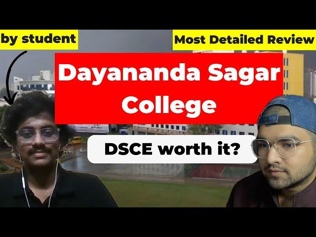 DSCE Student Podcast | Life at Dayananda Sagar College of Engineering | Placements, Campus & More