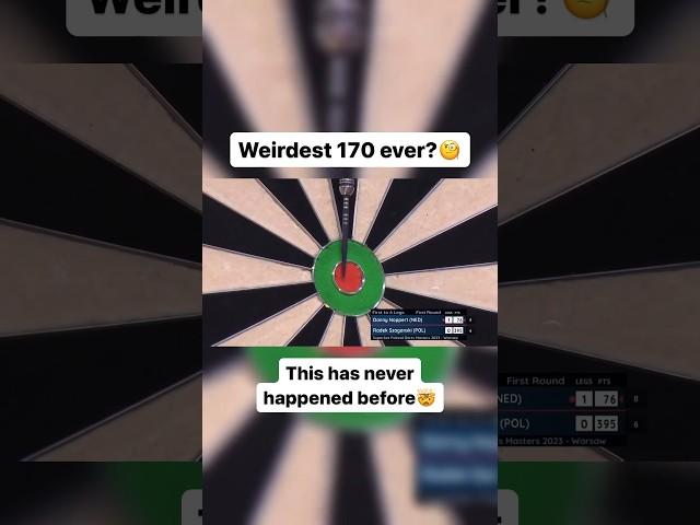 Craziest scoring sequence in darts history  #shorts