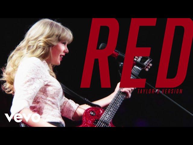 Taylor Swift - Red (Taylor's Version) (Lyric Video)