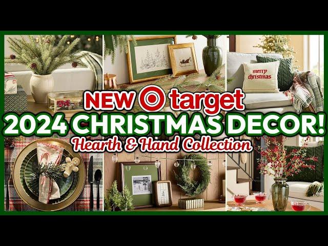 NEW 2024 TARGET HEARTH AND HAND CHRISTMAS DECOR  *ALL BRAND NEW* | Target Christmas Decorations