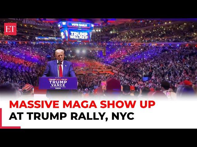 Trump rally at Madison Square Garden, NYC: A full house and 70K more standing outside in support