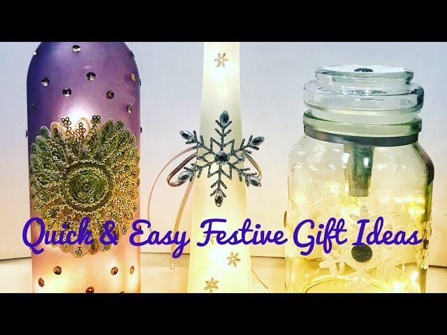 DIY Bottle Art - Quick & Easy Light Up Wine Bottles & Jars