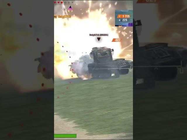 T95 Destroyer on World Of Tanks Blitz - BEAT BOX SHOTS |DominusBurnU| #shorts #wotblitz #wargaming