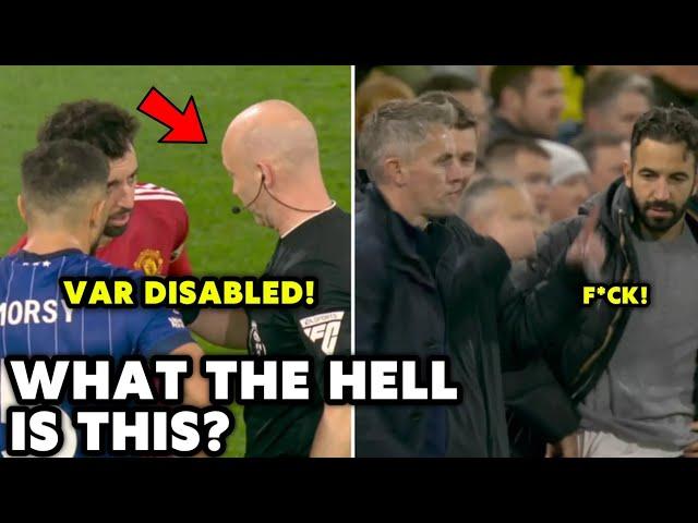 OMG  Man Utd vs Ipswich plunged into chaos as VAR disabled mid-game due to bizarre reason!