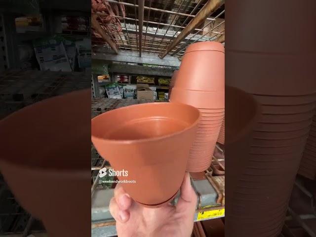 🟠$1.53, 8IN NEWBURY PLASTIC PLANTER, TERRA CO | HOMEDEPOT #homedepot #pots #planter #shorts